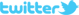 twitter logo withbird blue